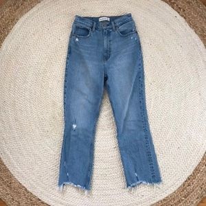 Abercrombie & Fitch Kick Flare Ultra High Rise Jeans